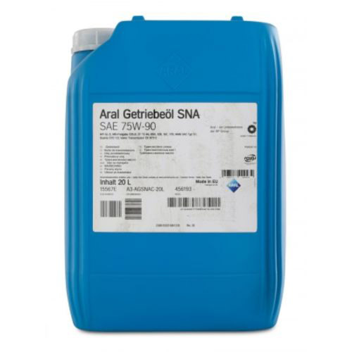 Трансмиссионное масло Aral Getriebeoel SNA-E SAE 75W-90, 20л